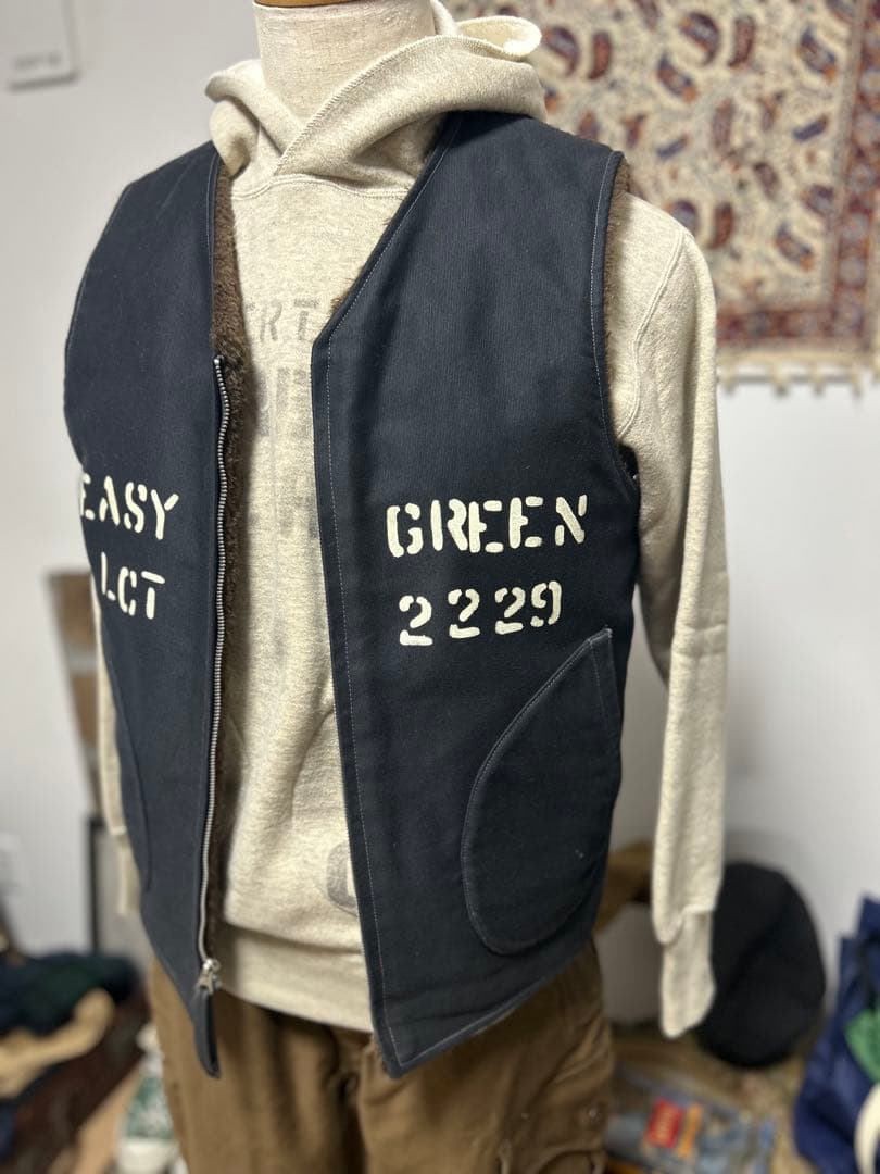 激レア品　リアルマッコイズ　アルパカ　デッキベスト　ステンシルカスタム