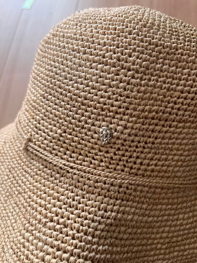 HELEN KAMINSKI 麦わら帽子 100%ラフィア ベージュ