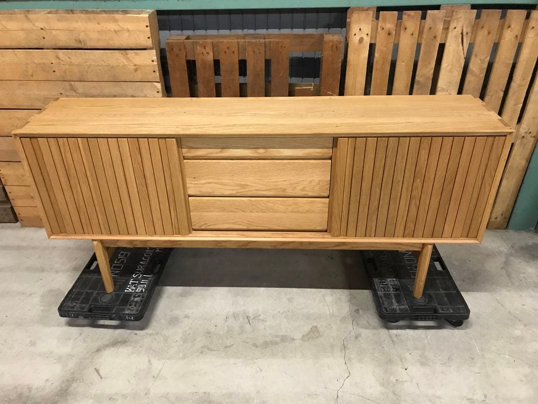 モデルルーム品 久和屋 DELTA デルタ ロングサイドボード180