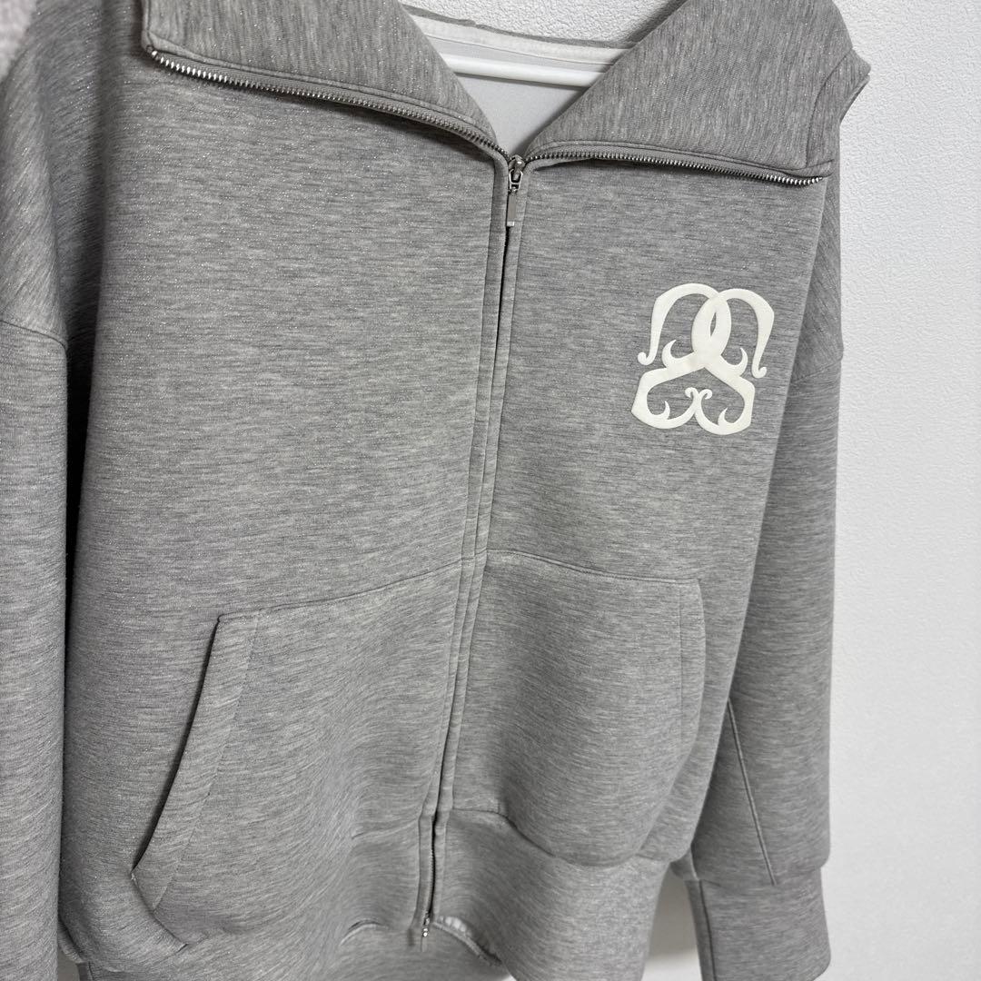 snidel ボリュームパーカー グレー