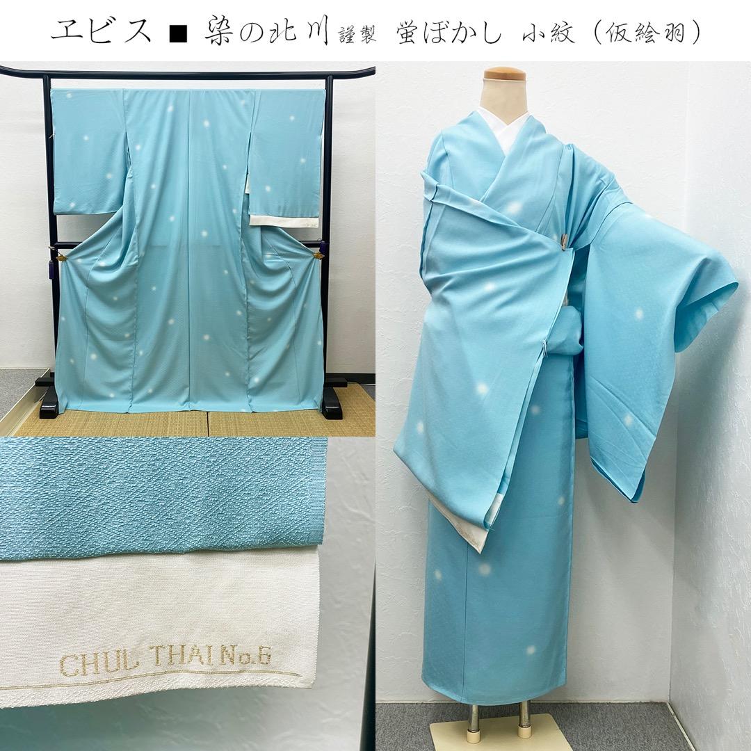 きものヱビス ■ 染の北川謹製 蛍ぼかし 小紋（仮絵羽）