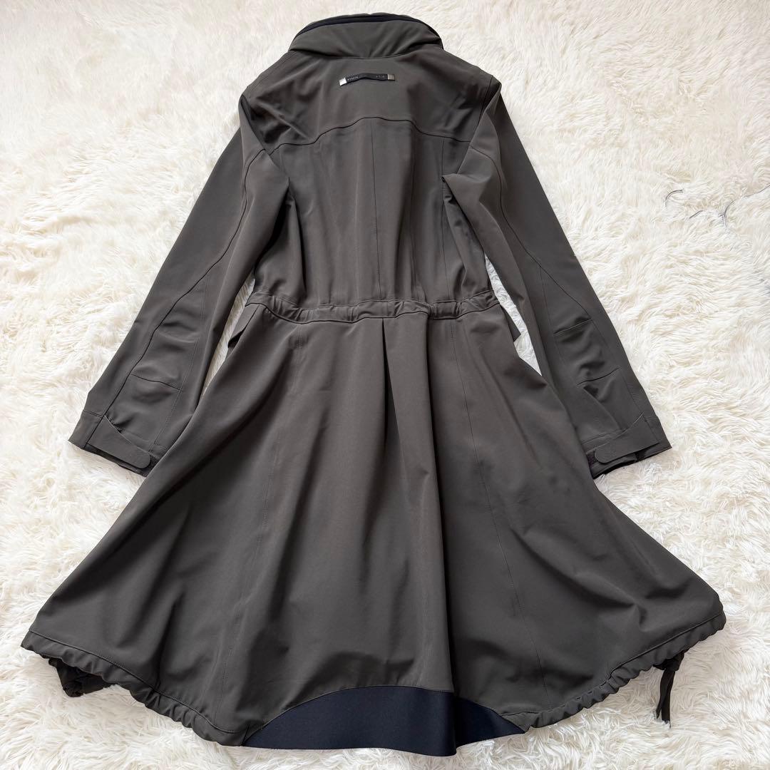 未使用級★マリテフランソワジルボー ミリタリー フーデットコート Y2K