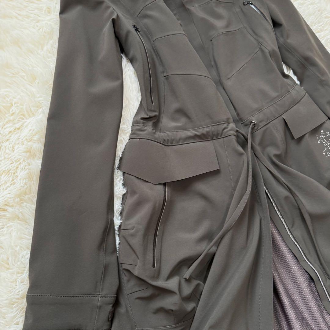 未使用級★マリテフランソワジルボー ミリタリー フーデットコート Y2K