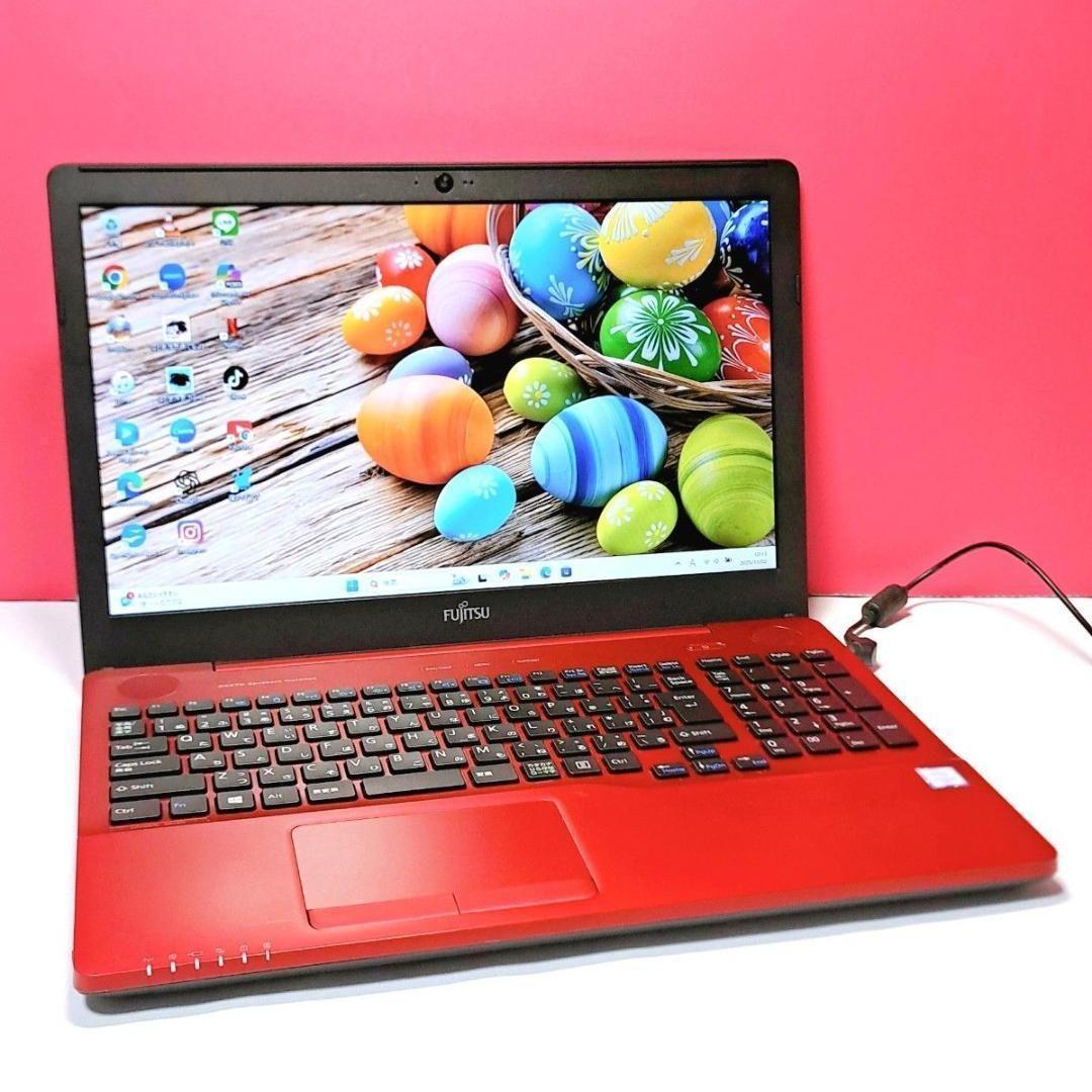 G81 すぐ使える 富士通ノートパソコン i3/1000GB Windows11