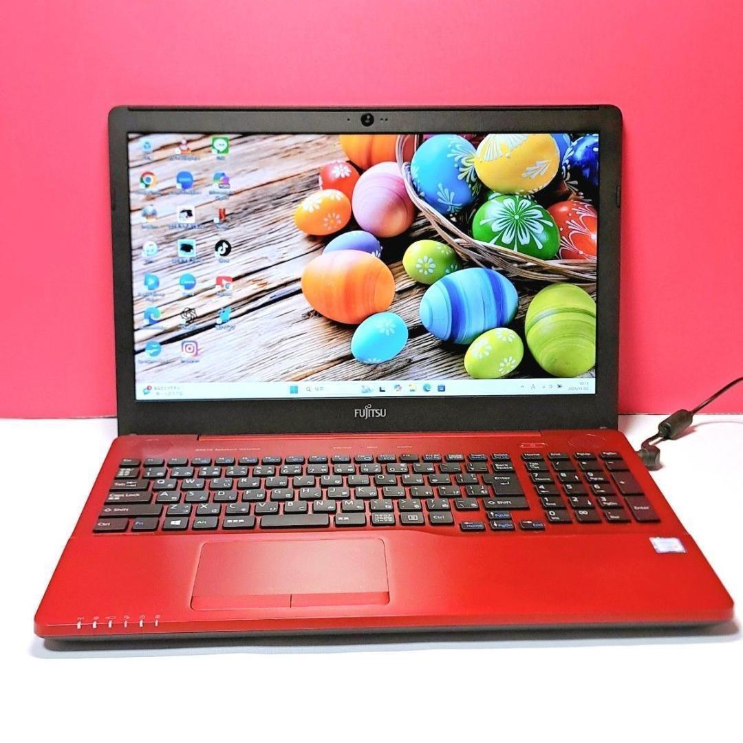 G81 すぐ使える 富士通ノートパソコン i3/1000GB Windows11