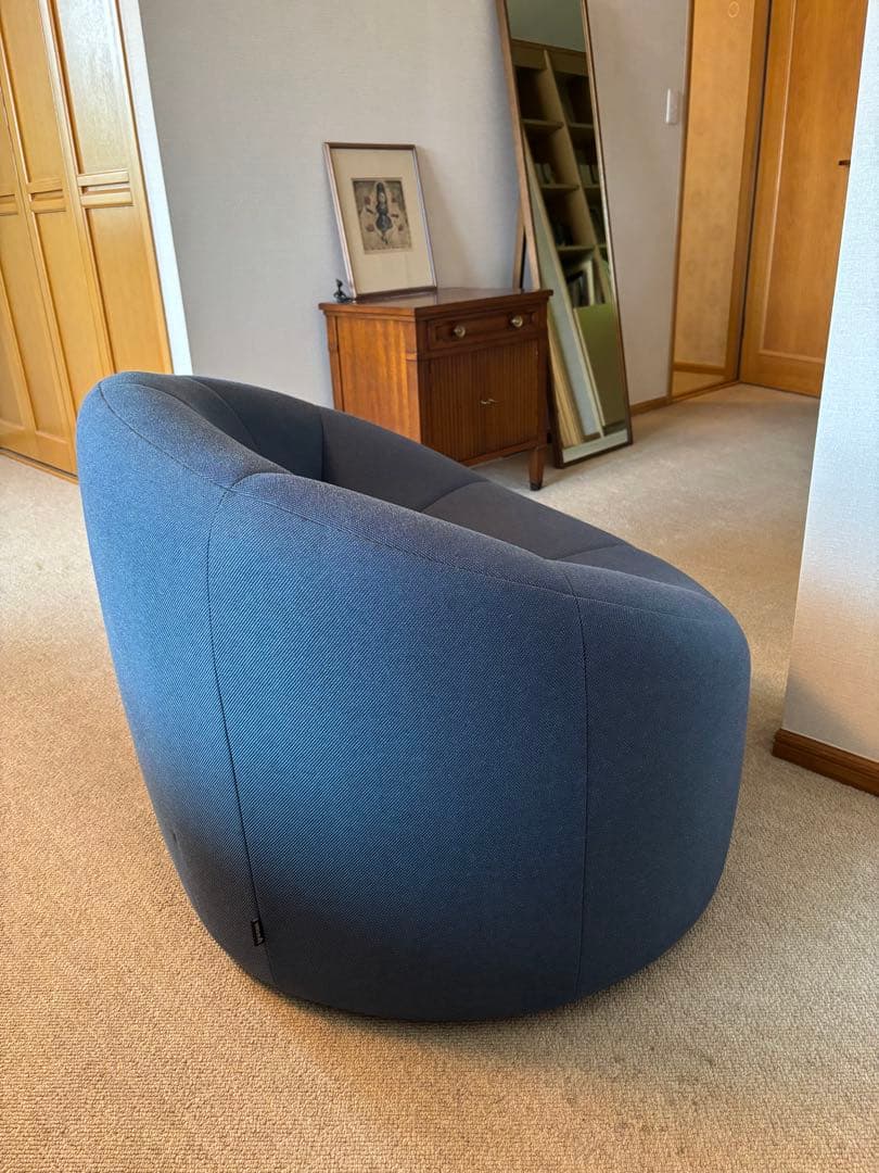 ligne roset 、ロゼパンプキン、1人用ラウンドソファ