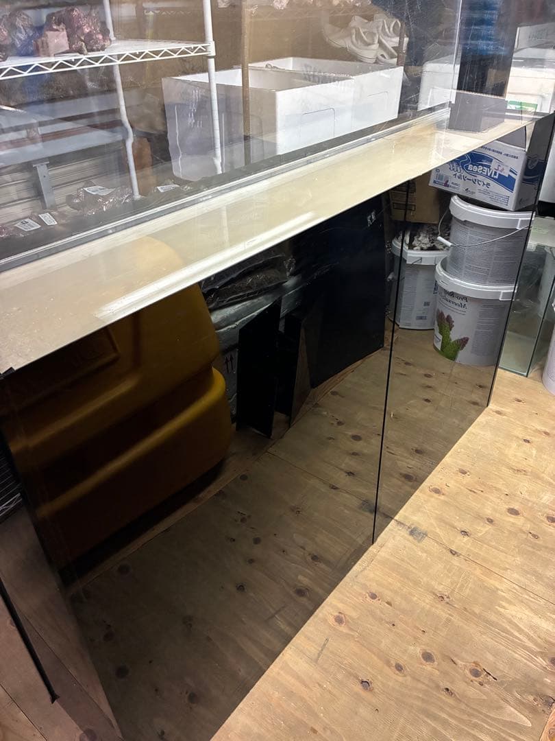 アクリル水槽 横1500×奥行30×高さ600 発送不可！