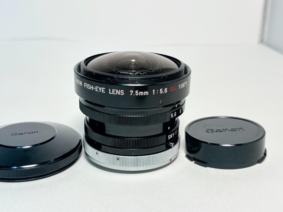 キヤノン FD 7.5mm F5.6 S.S.C. FISH-EYE