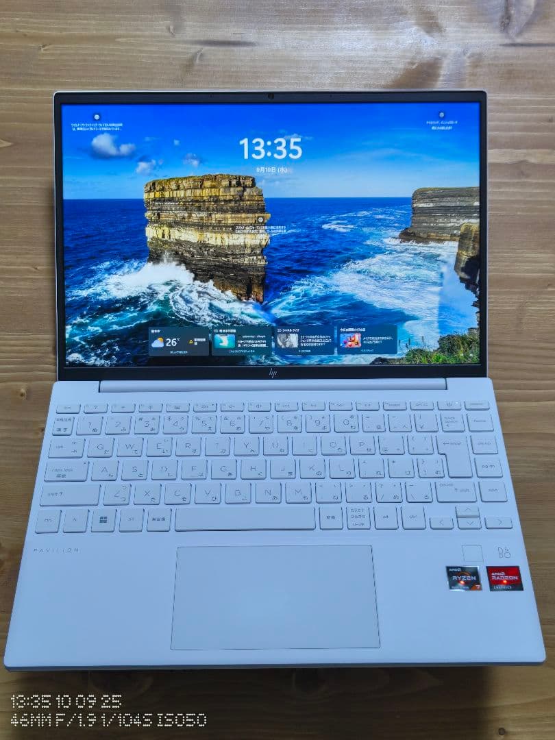 【HP】Pavilion Aero 13-be Ryzen7 512GB 白PC