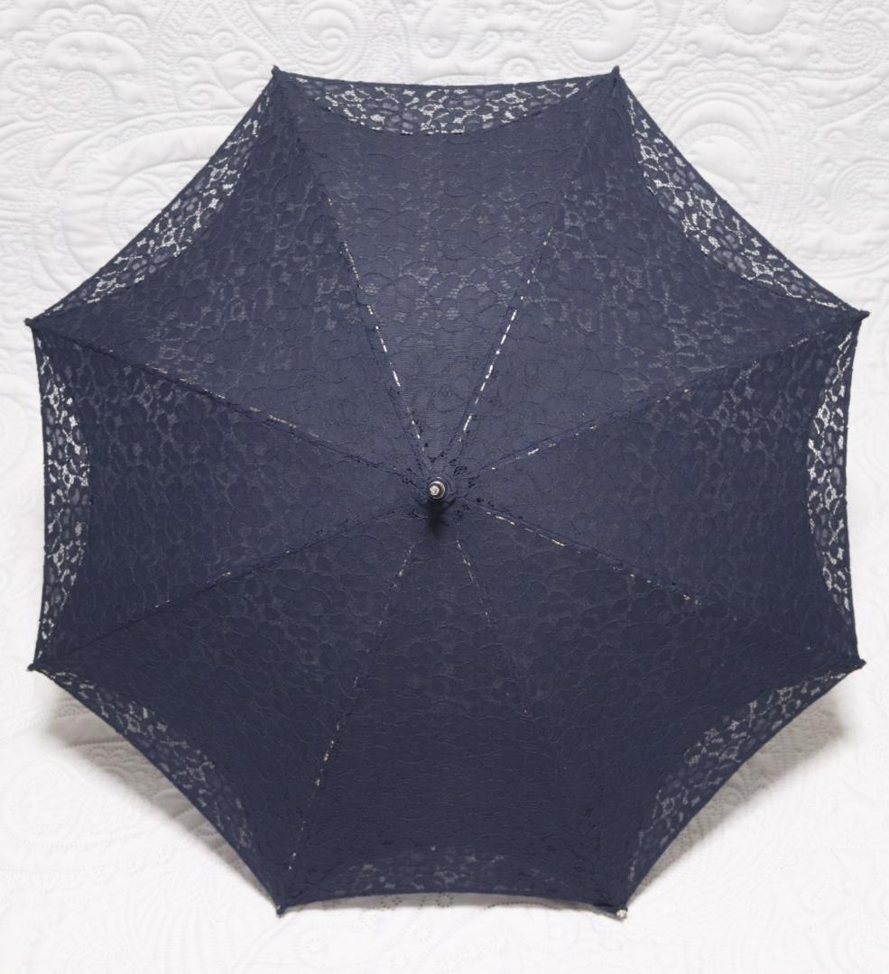 33,000円新品【長傘 日傘】繊細高級 豪華総レース かわず張り 木製 日傘