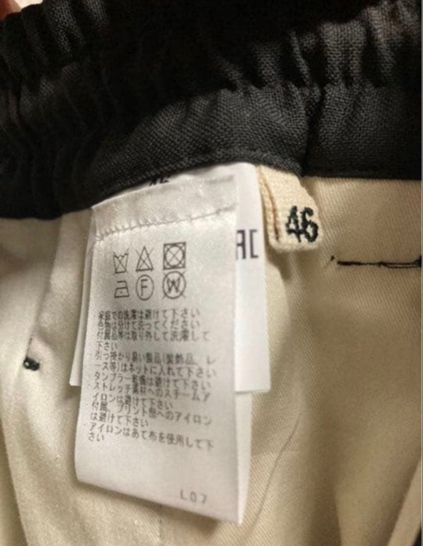 MARNI ブラック スラックス 46