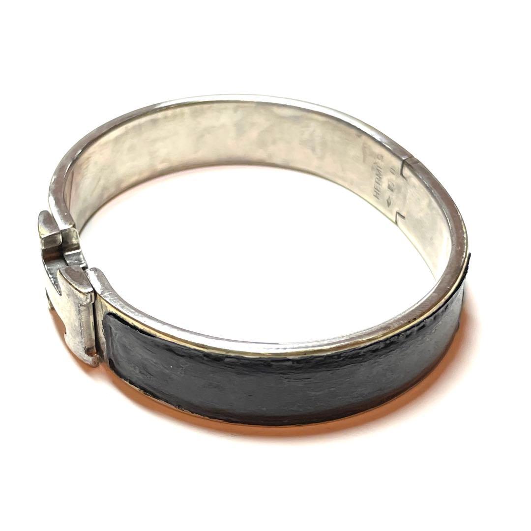 た*や様 『HERMES』　エルメス　バングル　クリック　クラック　ステンレス