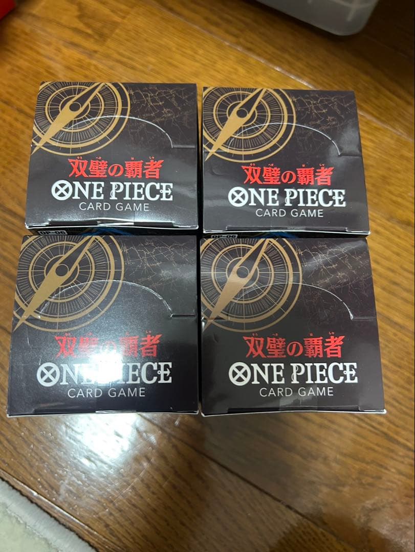 ワンピカード 双璧の覇者 新品未開封 テープカットなし 4box
