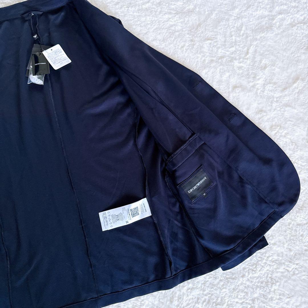 新品タグ付き✨【エンポリオアルマーニ】ジャケット 綿100% ネイビー 52