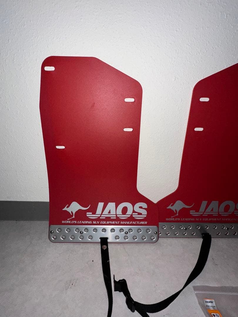 JAOS マッドガード前後セットレッド