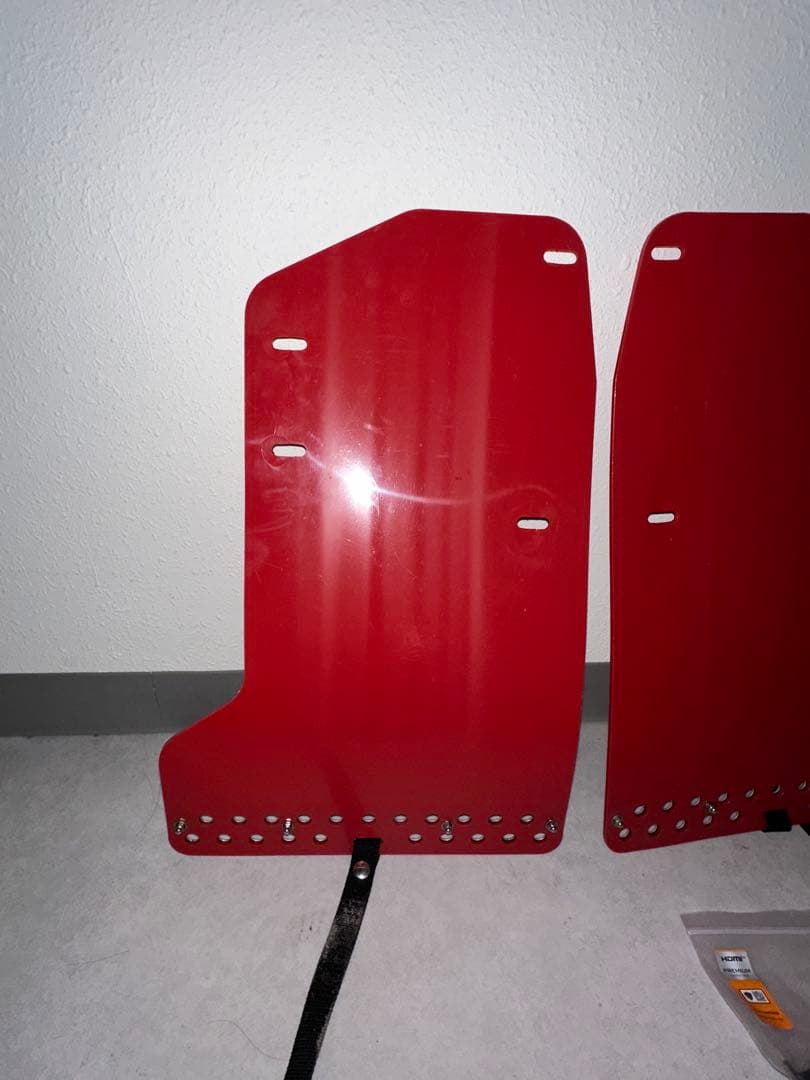 JAOS マッドガード前後セットレッド