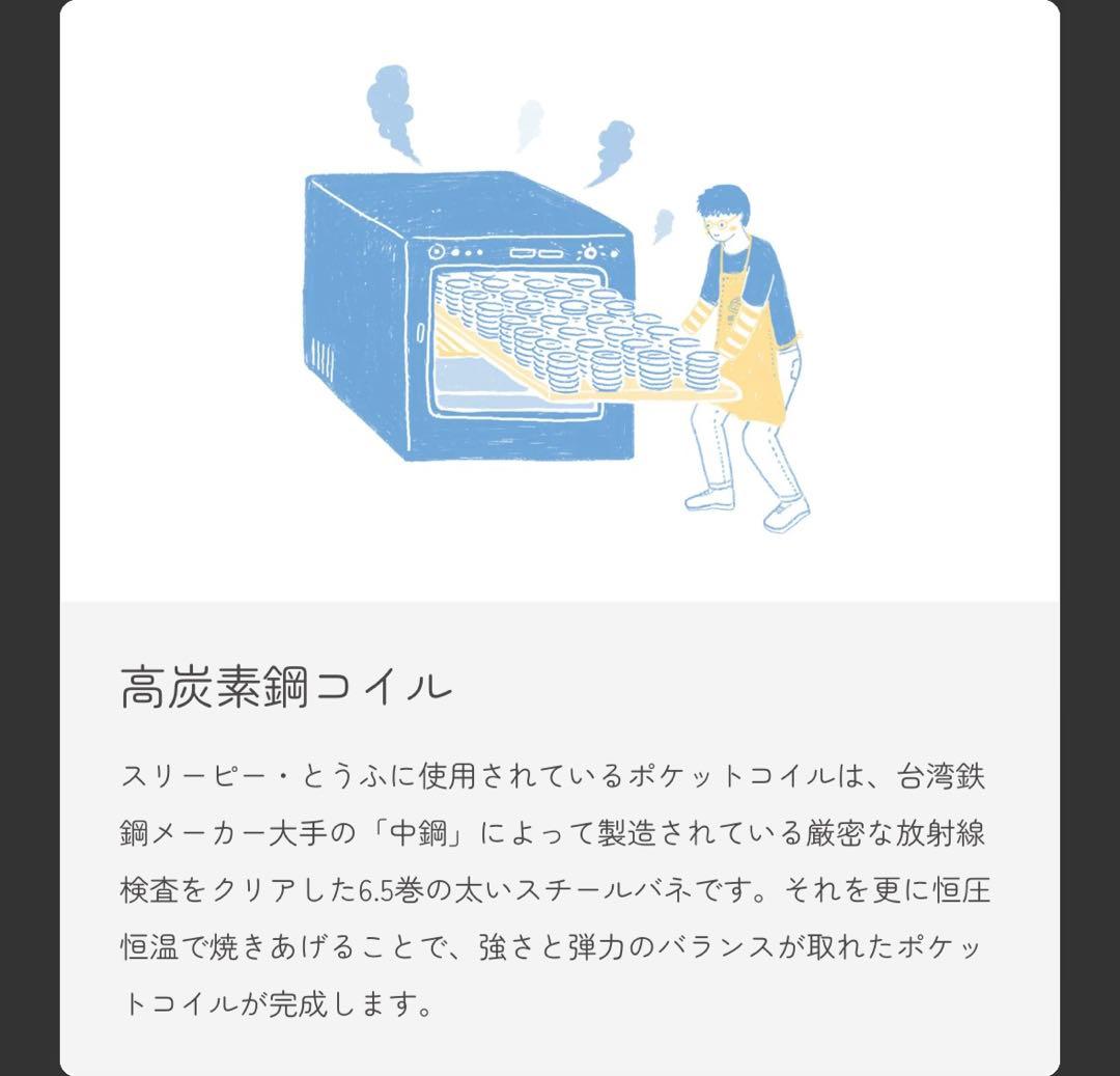 ※junpaichan※ スリーピー・とうふマットレス ダブル 新品未使用