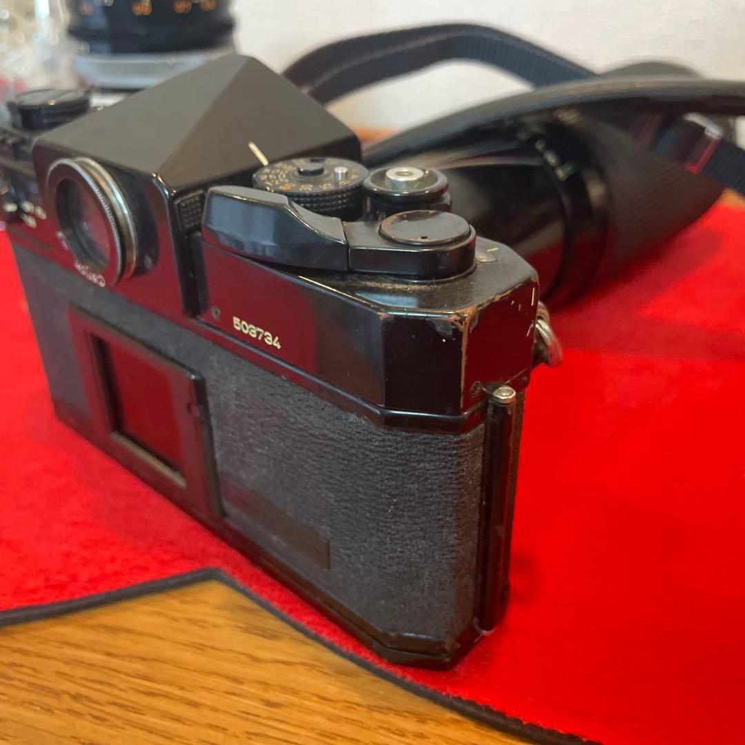 Canon F-1 フィルムカメラ レンズ2本セット ストロボ付き