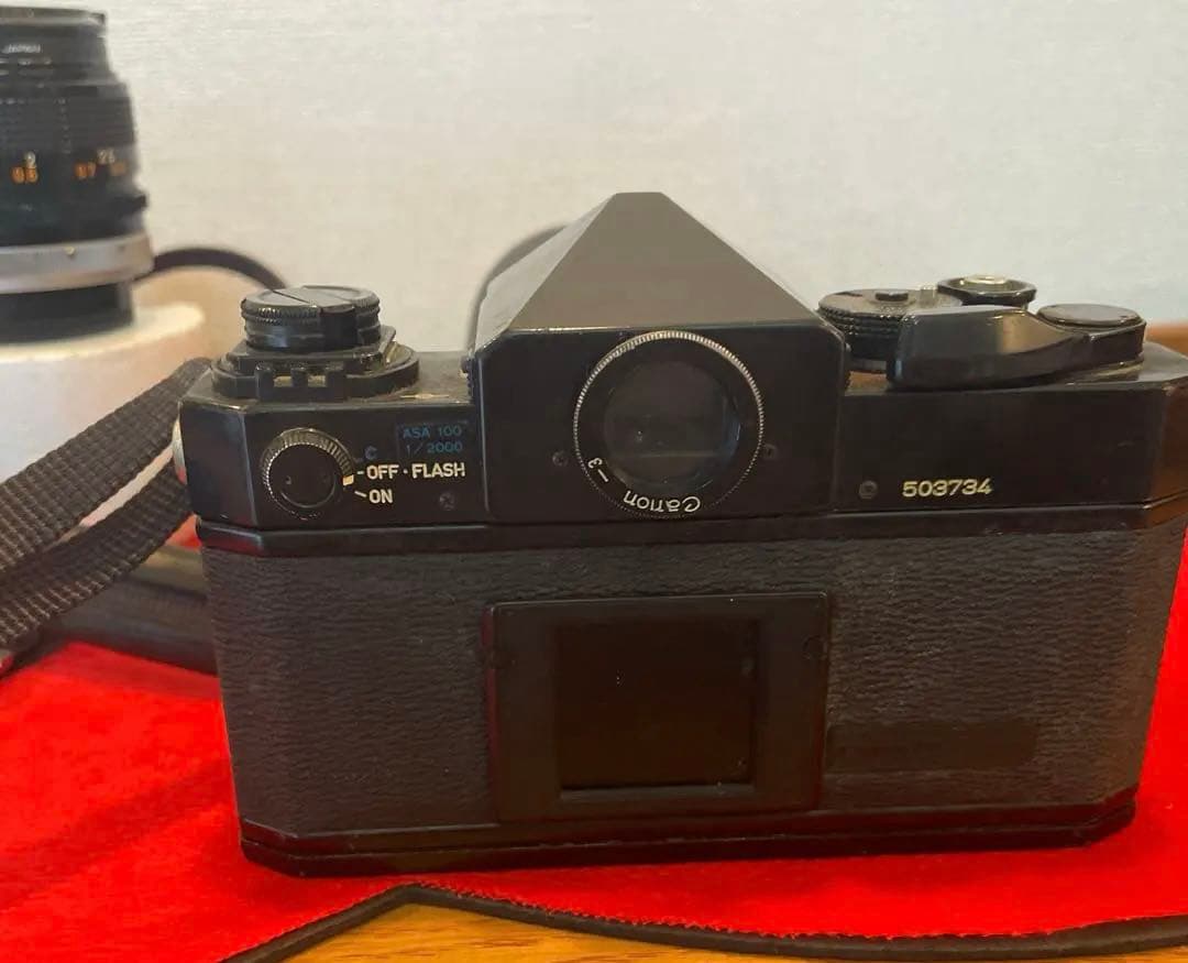 Canon F-1 フィルムカメラ レンズ2本セット ストロボ付き