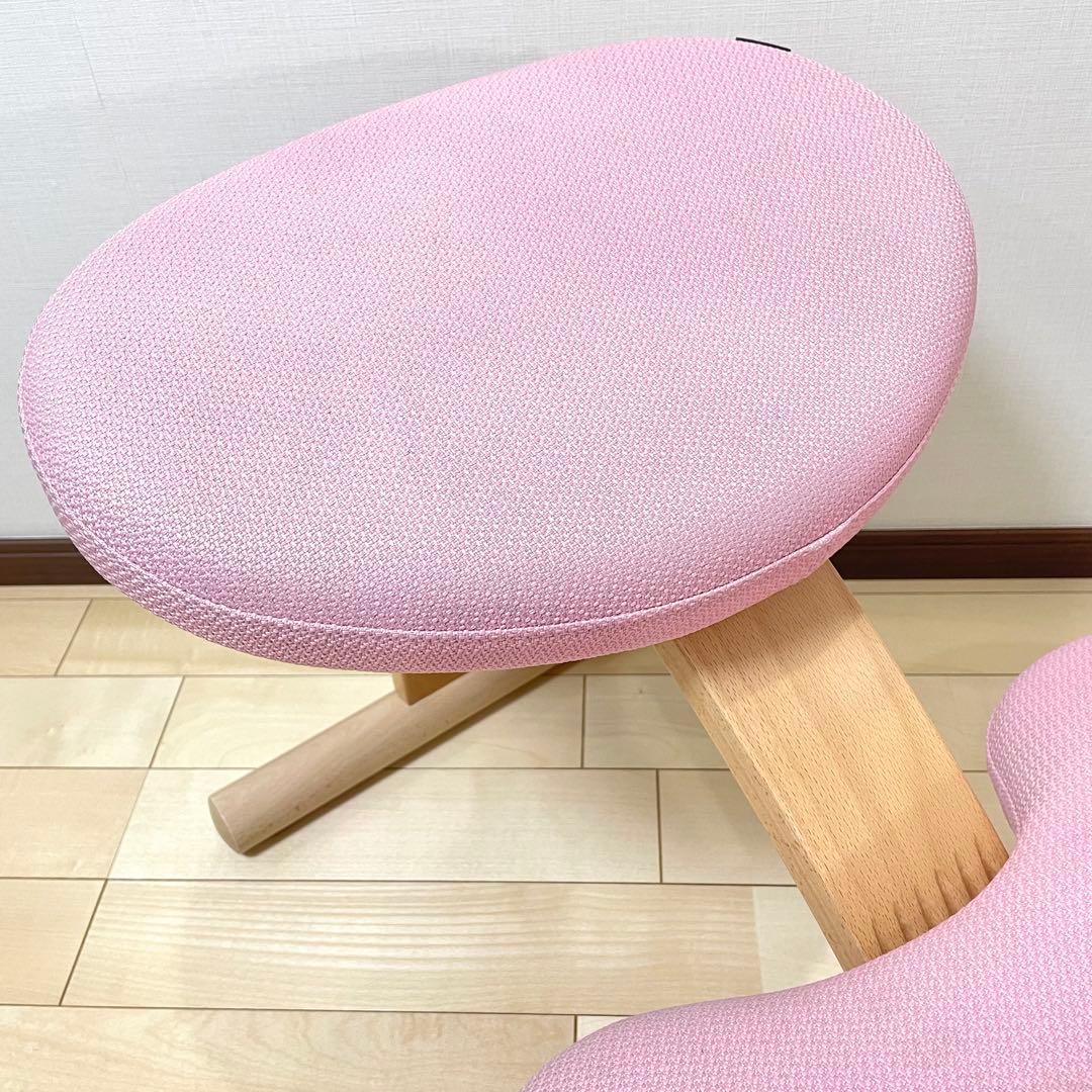 バランスラボ バランスチェア バランスイージー 桜 ピンク 中古品 カバー付き