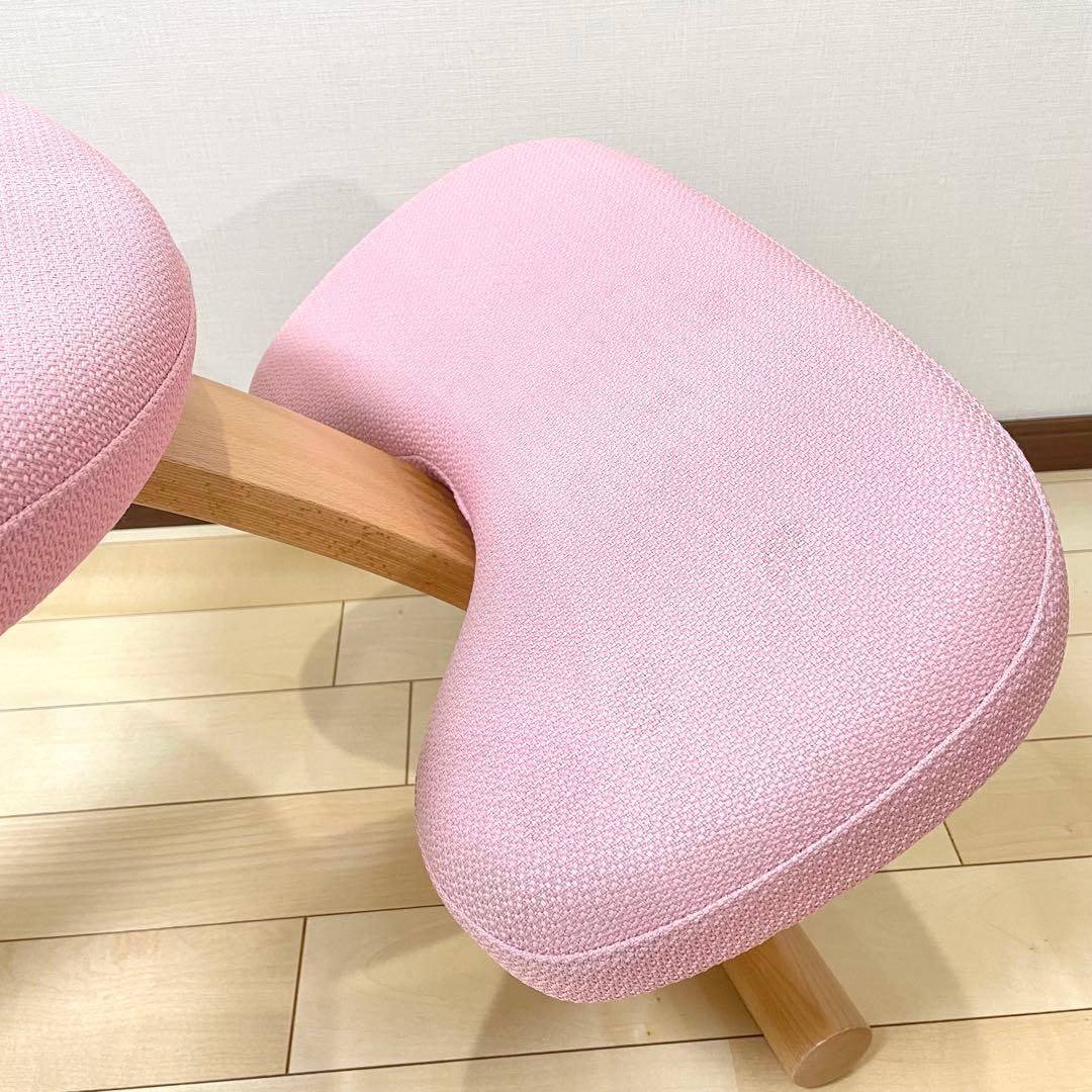 バランスラボ バランスチェア バランスイージー 桜 ピンク 中古品 カバー付き