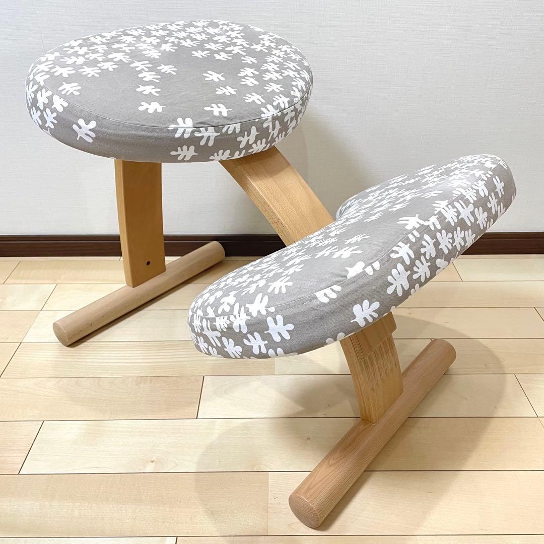 バランスラボ バランスチェア バランスイージー 桜 ピンク 中古品 カバー付き