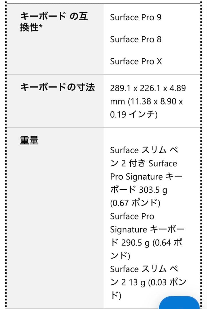 Microsoft Surface Pro キーボード　Liberty リバティ