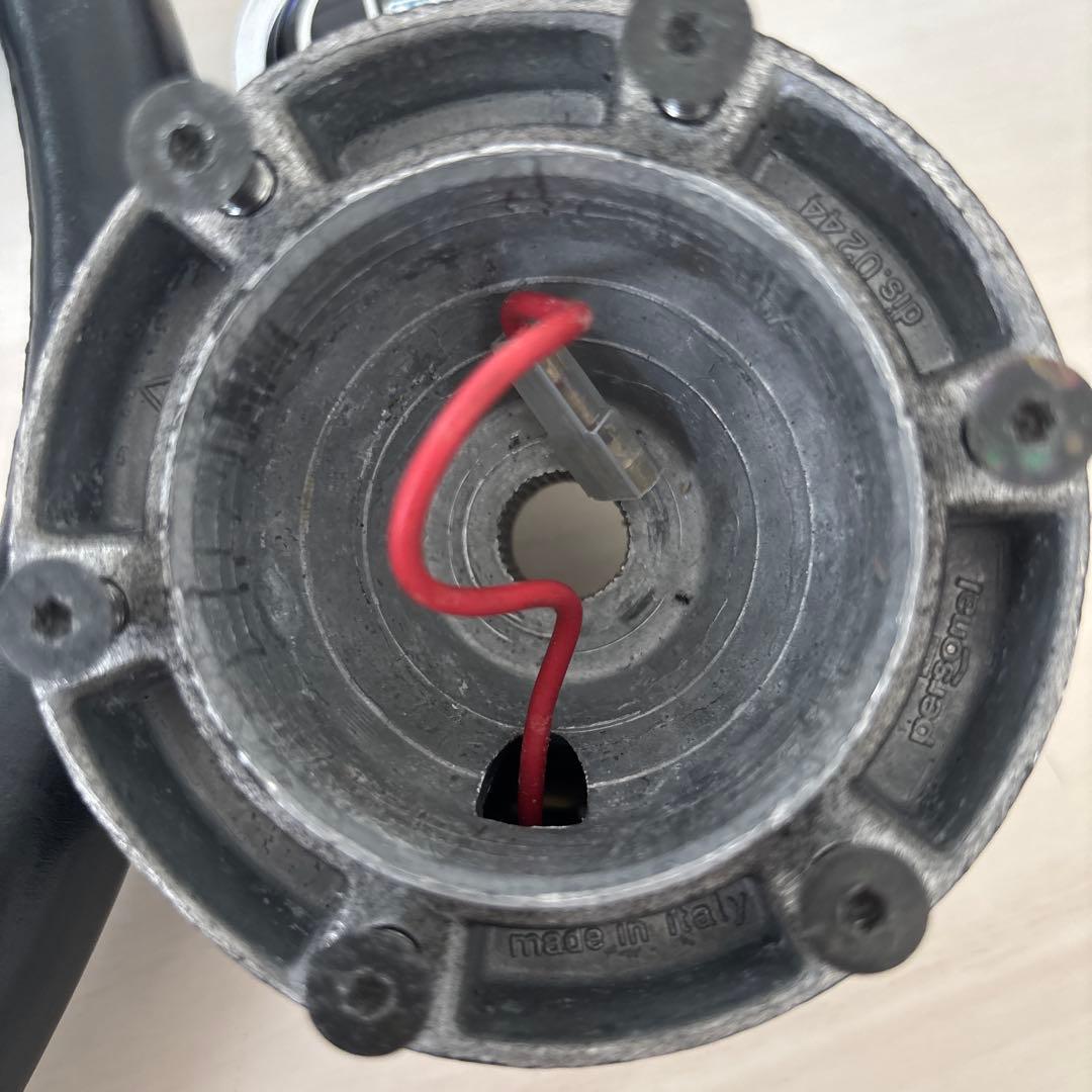 ナルディ　コンペティション　ブラックレザー&シルバースポーク36パイ　正規品中古