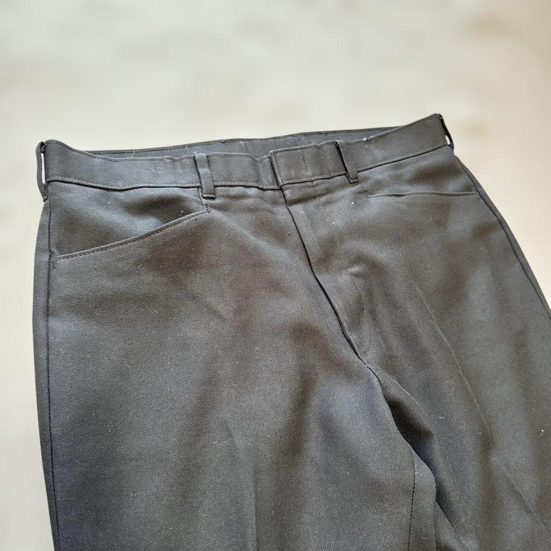 古着 levi's アクション スラックス 黒 ブラック W35
