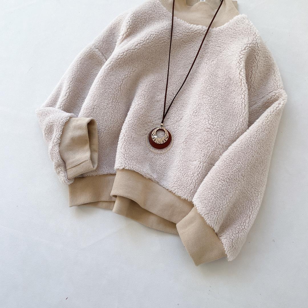 【美品】ETRE TOKYO エトレトウキョウ ハーフジップ ボアスウェット