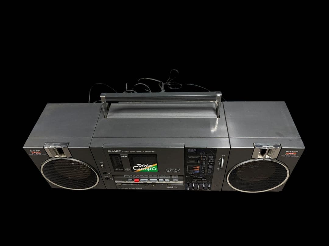 T*u様 当時物SHARP QT-37Gシャープ ラジカセ