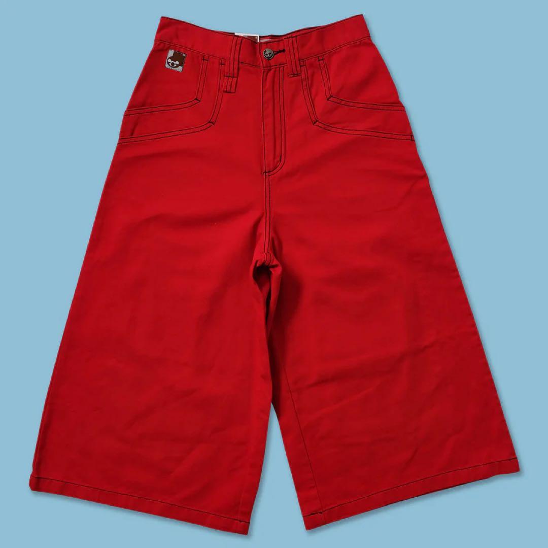 90s Stuka baggy shorts rave pants sk8赤