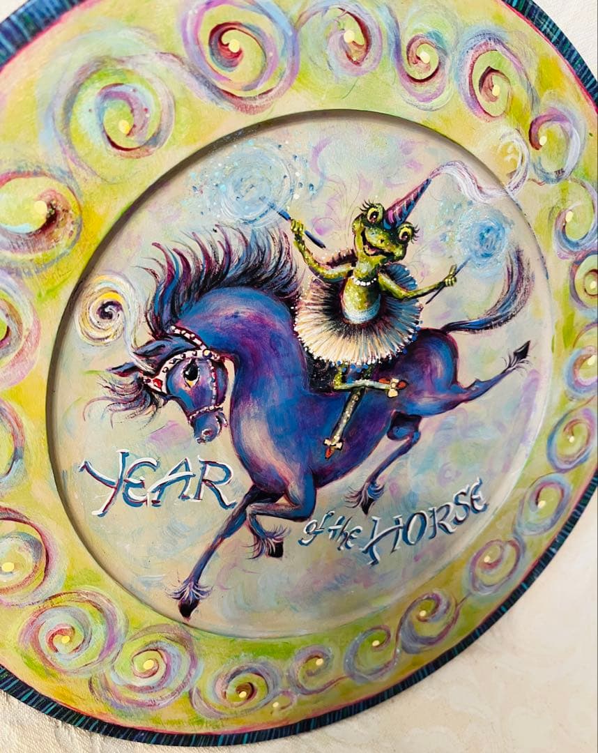 ボビータカシマ　 午年　イヤープレート　Year of the Horse