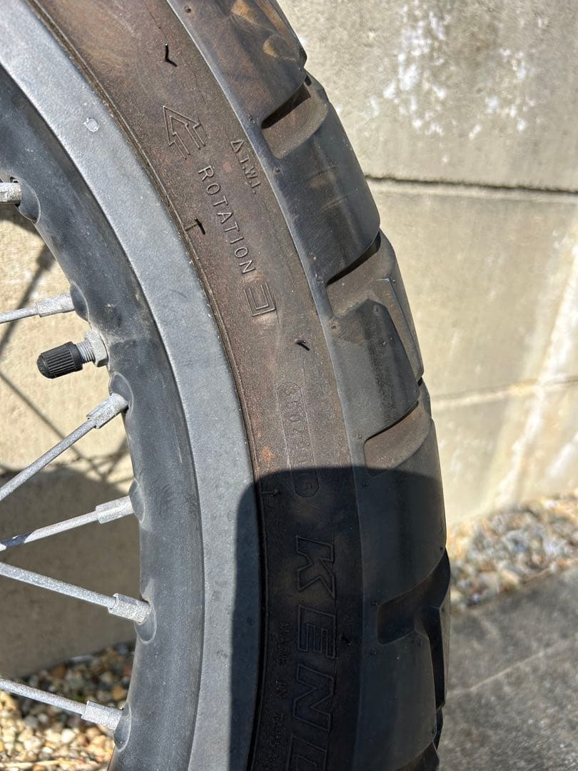 TW200 ホイール　タイヤ