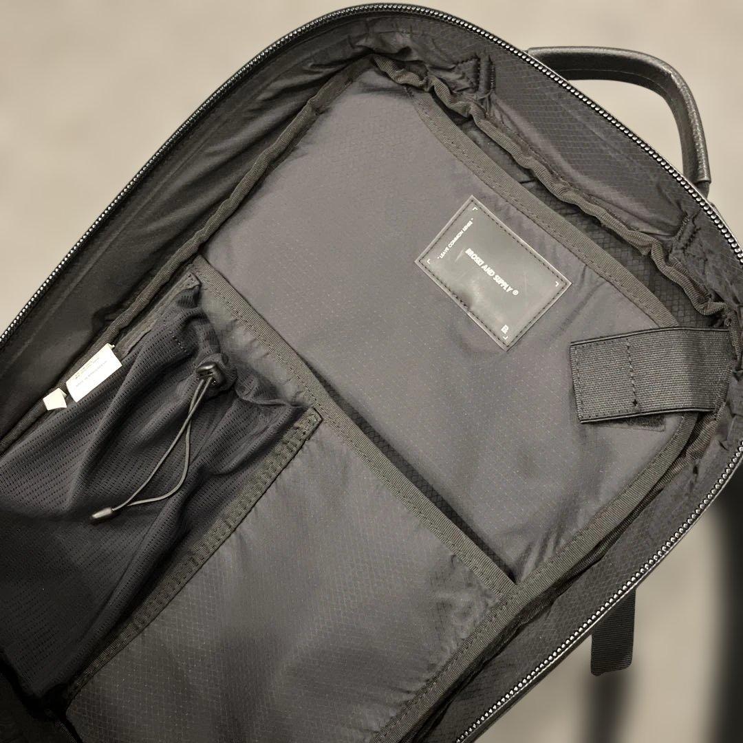 BROSKI AND SUPPLY レザー ブラック バックパック