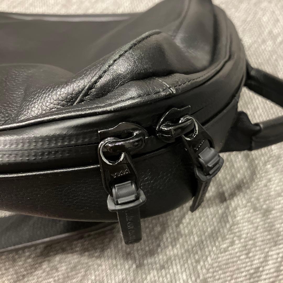 BROSKI AND SUPPLY レザー ブラック バックパック