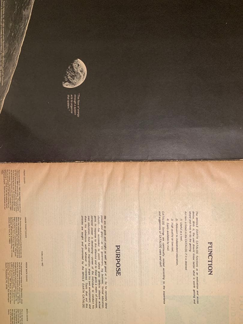 洋書 The Last Whole Earth Catalog