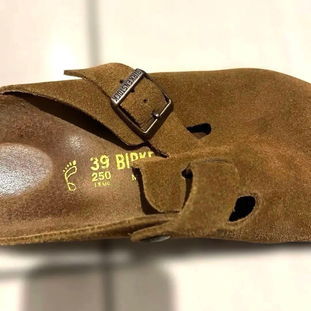 【ポキトキの木】ビルケンシュトック　ボストン　茶　39