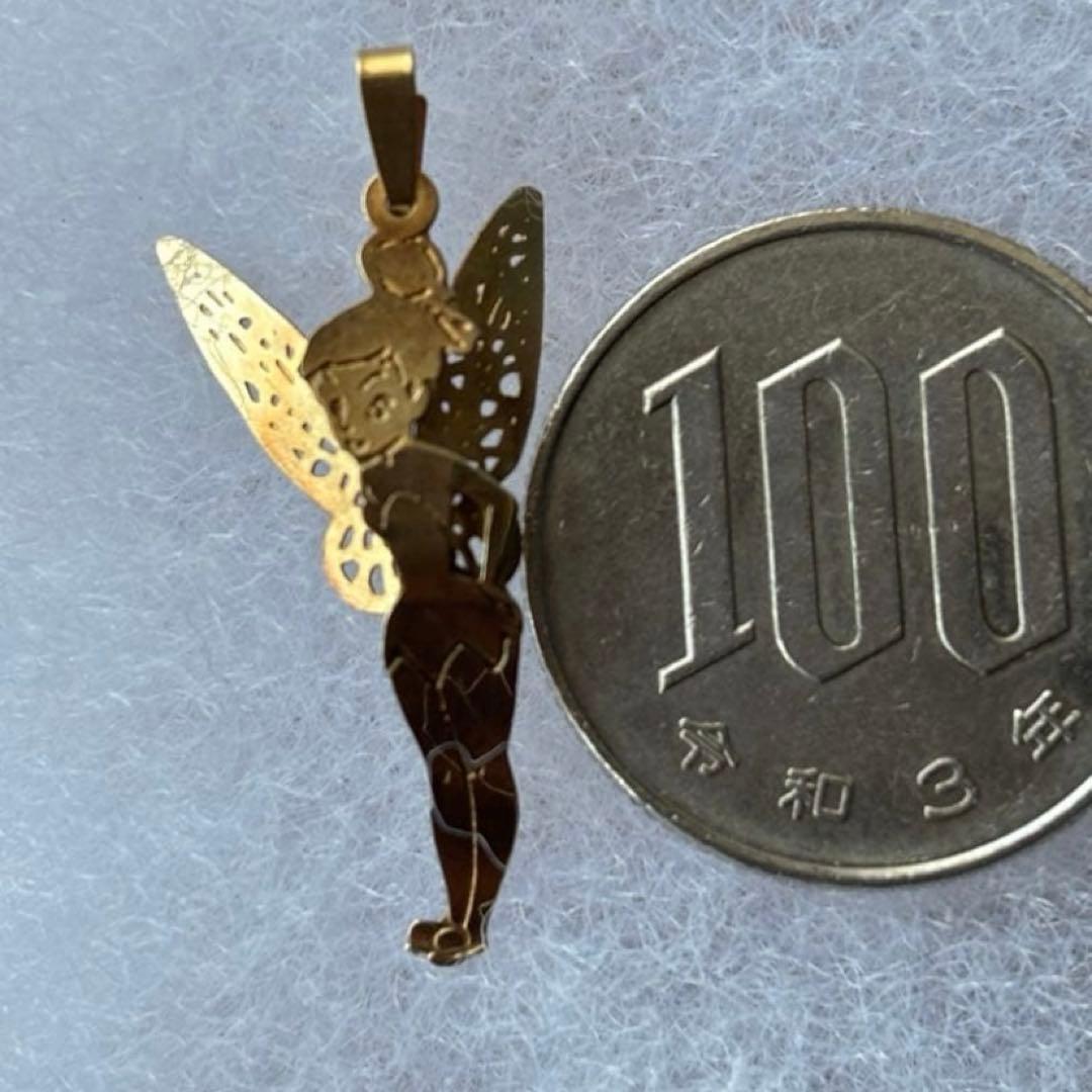 k14 ヴィンテージ ティンカーベル ネックレストップ