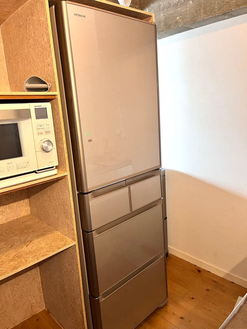 【動作良好/送料込/160,000円→】日立 R-S4200F(XN)冷蔵庫