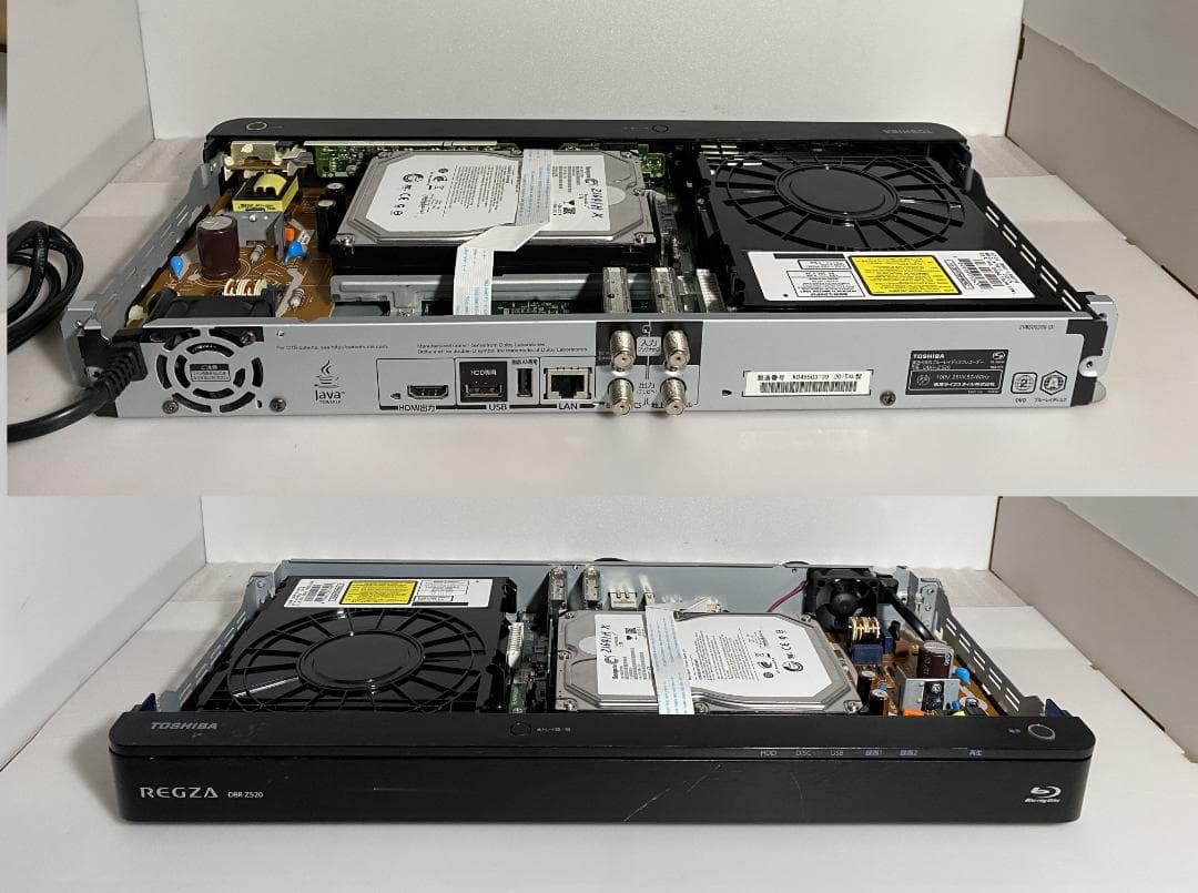 REGZA BDレコーダー DBR-Z520 2TB HDD 8-1-1