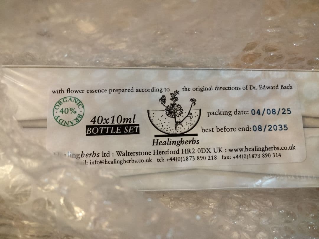 オマケ付08/2035■ヒーリングハーブス社フルセット■バッチフラワーレメディー