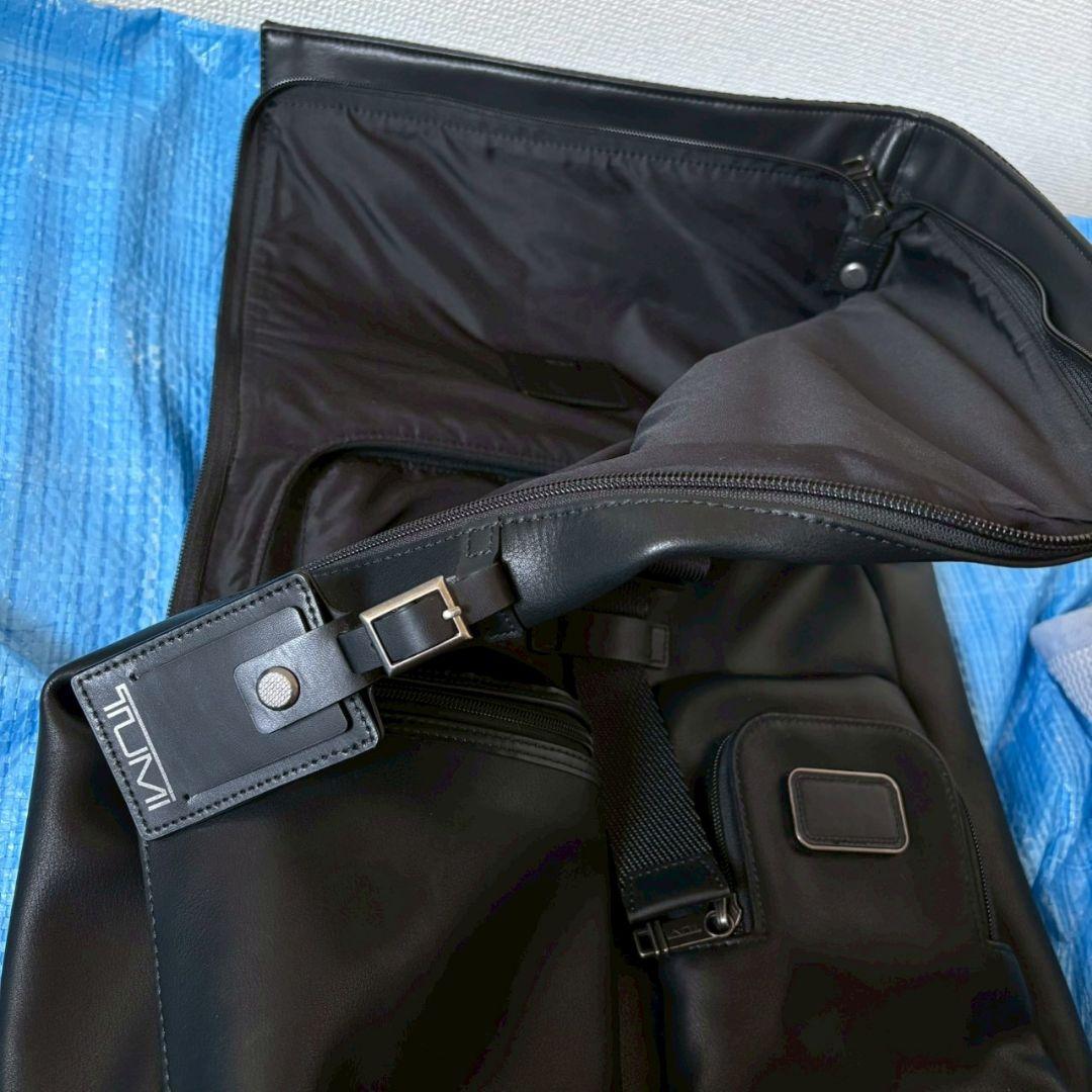 TUMI トゥミ ロールトップ レザー リュック ビジネスリュック