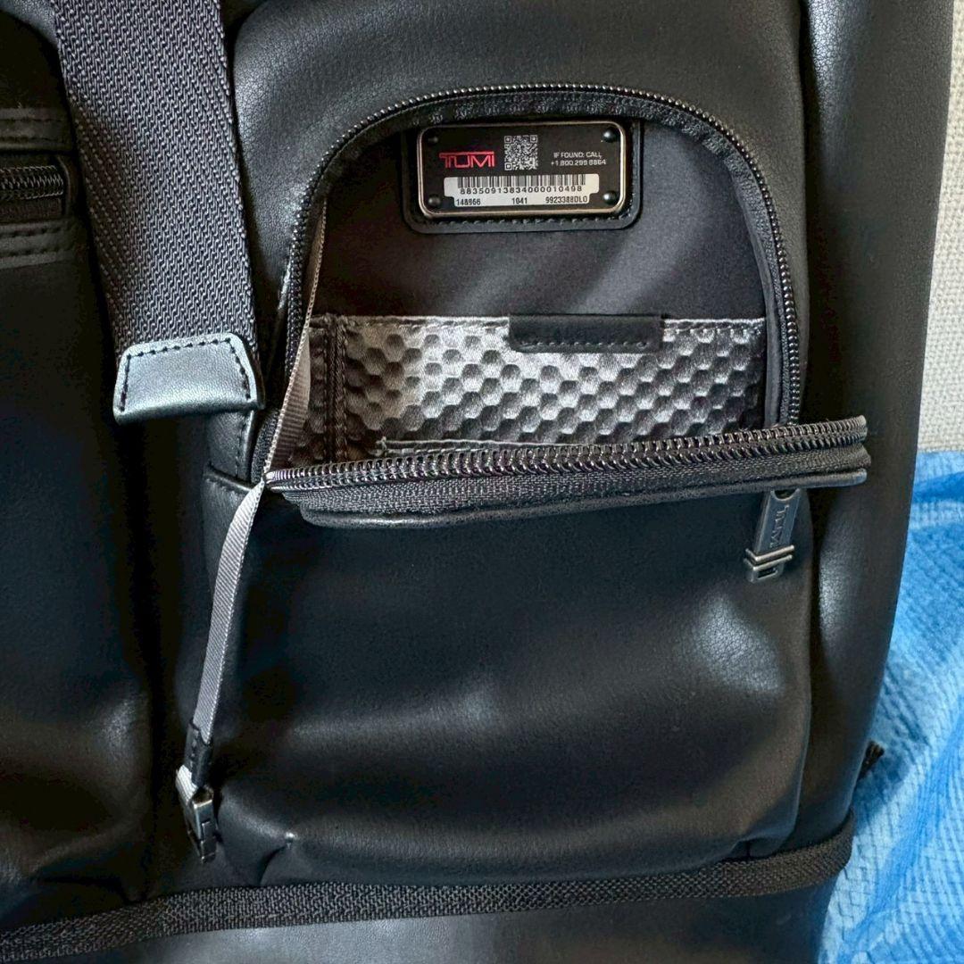 TUMI トゥミ ロールトップ レザー リュック ビジネスリュック