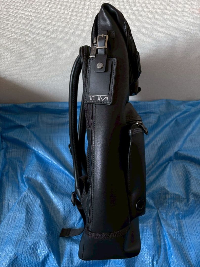 TUMI トゥミ ロールトップ レザー リュック ビジネスリュック
