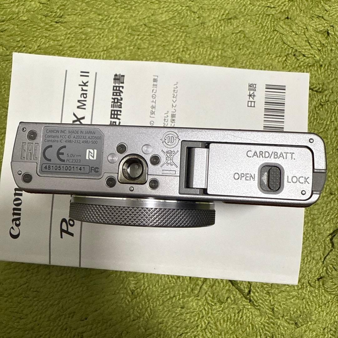 Canon PowerShot G9 X Mark II 予備バッテリー付