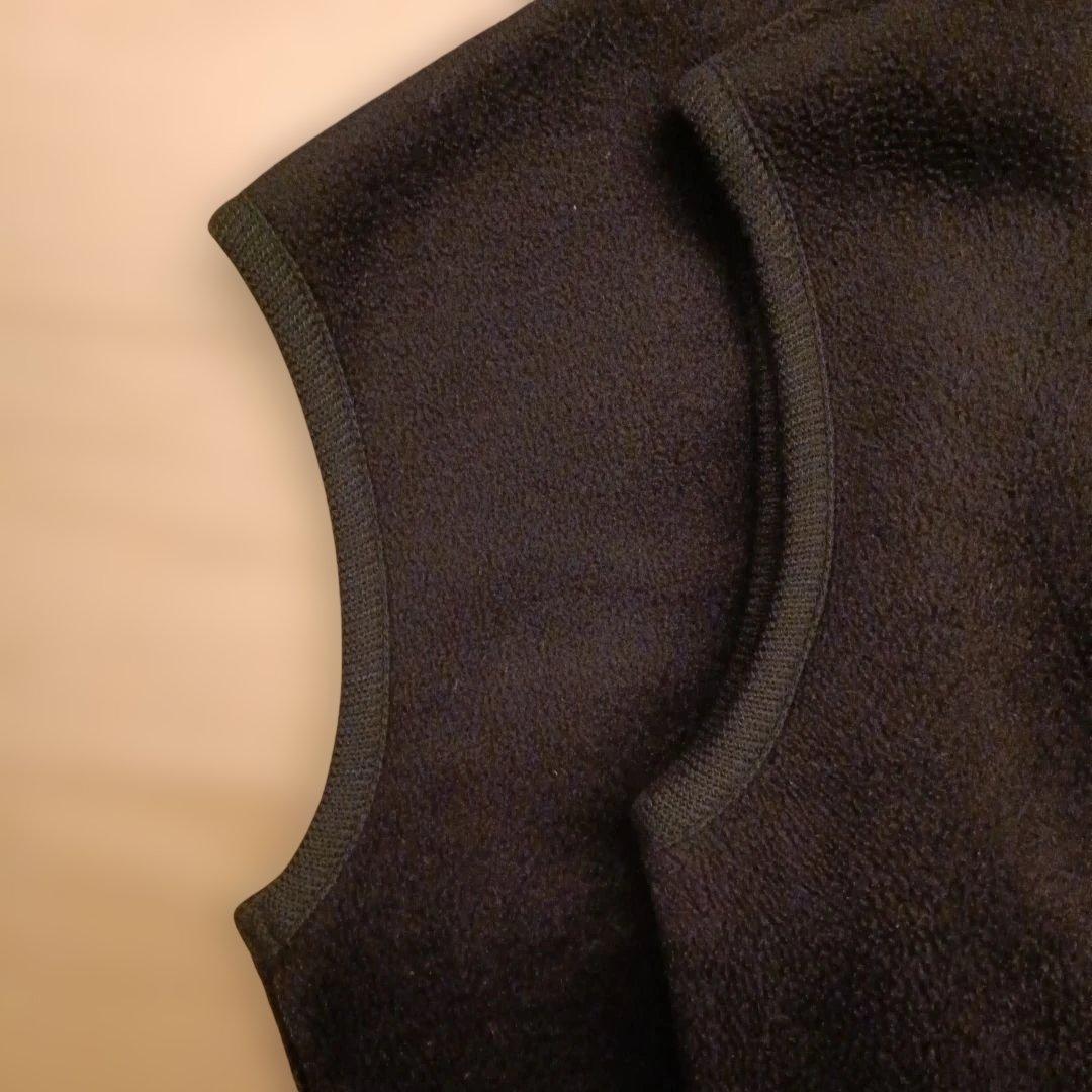 レア 90s パタゴニア ウインターベスト ブラック フリースふかふか USA製