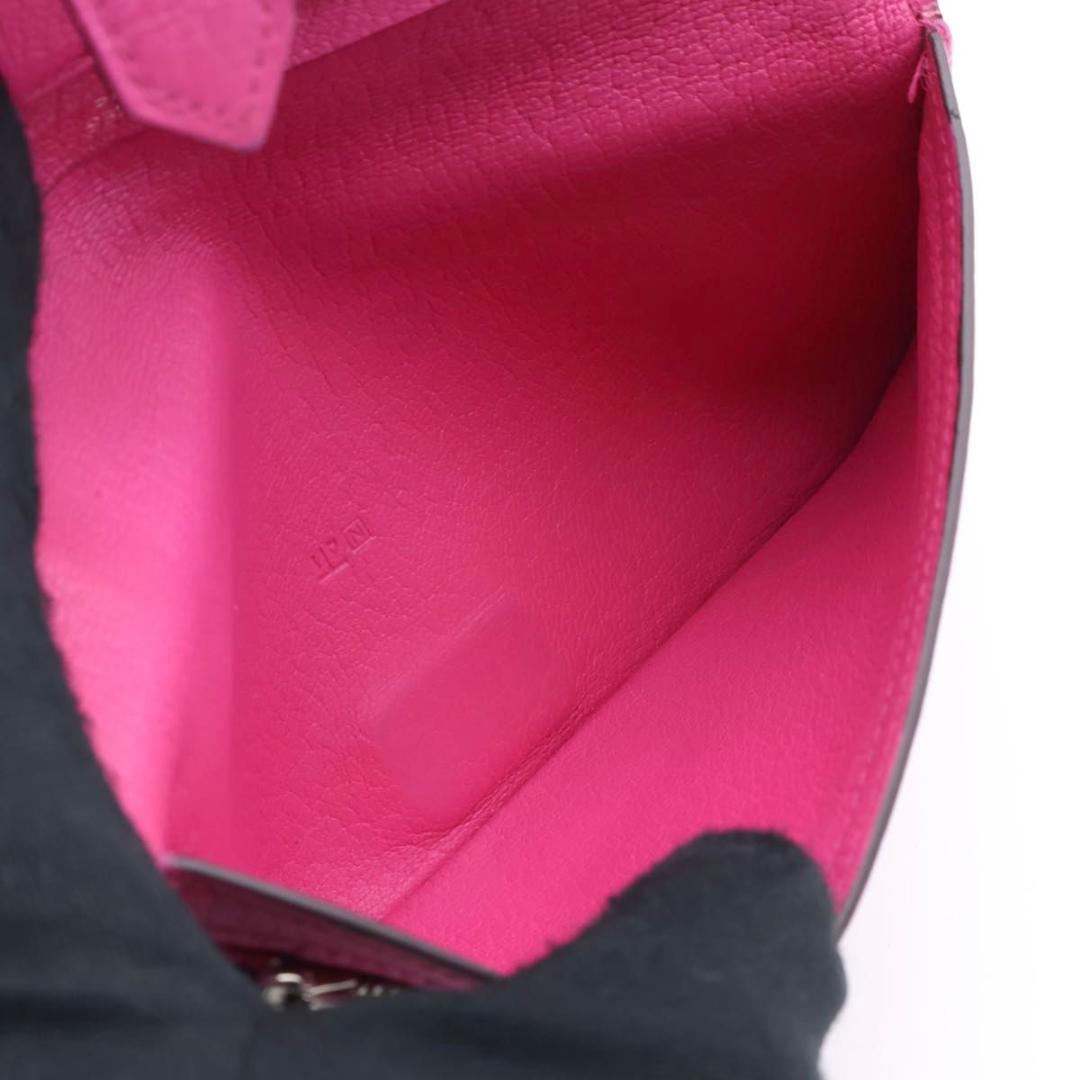 【極美品】HERMES ベアンスフレ　長財布　バイカラー　グレージュ×ピンク