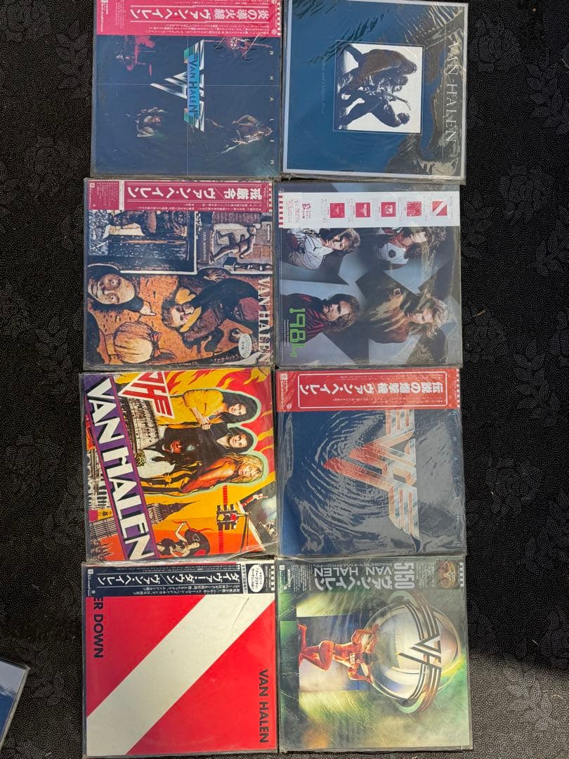 ヴァン・ヘイレン　VAN HALEN　LPレコード8枚セット［洋楽]