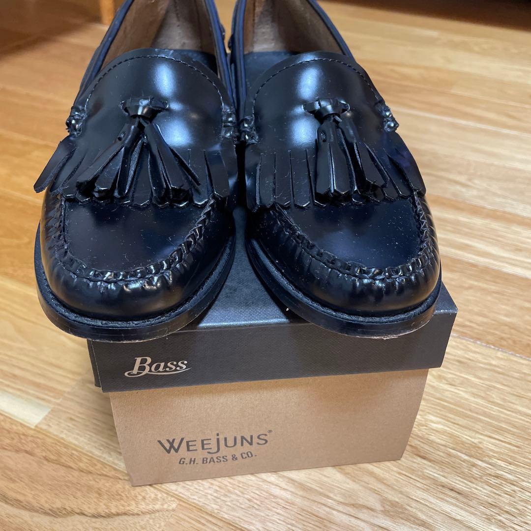 WEEJUNS 黒 フリンジ ローファー　22.5〜23センチ